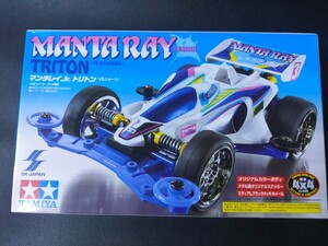 即決！【ブルー】プラモデル　1/32　TAMIYA ミニ四駆 ミマンタレイJr.トリトン(VSシャーシ)　非売品