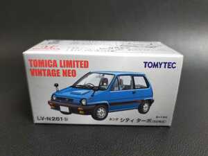 トミカリミテッドヴィンテージ ネオ 1/64 LV-N261b ホンダ シティ ターボ 青 82年式 完成品 316824