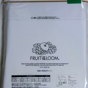 Lサイズ 即決！送料無料！3枚組 インナー Tシャツ FRUIT OF THE LOOM フルーツ オブ ザルーム 肌着 下着 紳士 ビジネスシャツ 丸襟の画像3