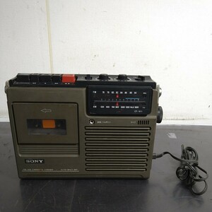 OS009.型番:CF-1611.0501. ラジカセ. ラジオカセットレコーダー. SONY. ソニー.本体のみ.ジャンク