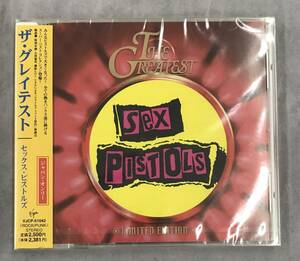 【廃盤】新品未開封CD☆セックス・ピストルズ 初回完全生産限定盤 ザ・グレイテスト VJCP51042