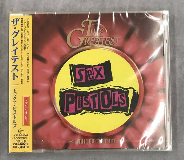 【廃盤】新品未開封CD☆セックス・ピストルズ.。 (初回完全生産限定盤) ザ・グレイテスト(1998/03/28)/ <VJCP51042>: