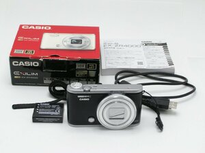 ★ハローカメラ★0663 CASIO EXILIM EX-ZR4000 ブラック 1210万画素 ( f=4.06～20.3mm ) 【 付属品あり】難有、動作品、現状　1円スタ－ト