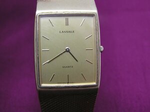 ★ハローカメラ★ 0895 SEIKO セイコー LASSALE ラサール メンズ 腕時計 クォーツ ジャンク 要修理 9550 5390 1円スタート