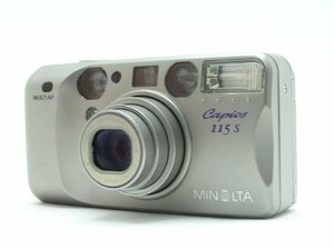 ★ハローカメラ★0899 MINOLTA Capios 115 S ( ZOOM 37.5-115mm ) 動作品 現状 ミノルタ 1円スタート 即決有り