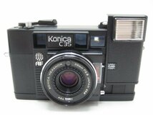 ★ハローカメラ★ 0566 コニカ KONICA C35 AF 38mm f2.8 (シャッター.ストロボ動作OK) 電池室にカビ汚れ有 通電OK 動作品 1円スタート_画像2