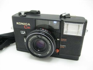 ★ハローカメラ★0558コニカ.KONICA C35 EF 38mm f2.8　難有 動作品 現状 1円スタート 即決有り