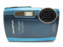 ★ハローカメラ★0863 OLYMPUS μ TOUGH-3000 3ｍ防水カメラ [1200万画素 ]【 付属品あり】動作品 現状 1円スタート 即決有り_画像2