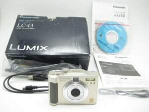 ★ハローカメラ★0936 Panasonic DMC-LC43.400万画素/SDカード 単三電池2本使用 (撮影.録画OK) 動作品 1円スタート 即決有り