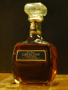 特級「CRESCENT」1981年登場時のボトル KIRIN SEAGRAM ”クレセント” 当時の最高級銘柄 720ml 43度 従価 八丁堀 CRESCENT-0503-A