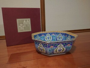 三洋陶器　金七宝菓子鉢　