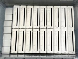 18台 NINTENDO Wii RVL-001 Game console body ニンテンドー ウィー 本体 白色 シロ 任天堂 大量 まとめて セット