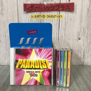 3-#CD 5枚組 PARADISE MEGA HITS パラダイスメガヒッツ ‘80 全90曲収録 スリーブケース付 洋楽ベスト 80年代 DYCP-1581~83 FWCP-2284~85