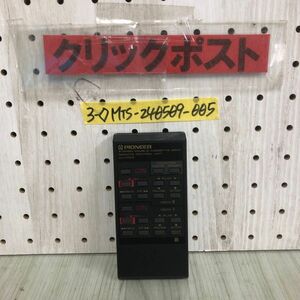 3-◇通電OK PIONEER パイオニア リモコン CU-T003 カセットデッキ用 傷・汚れ有 STEREO DOUBLE CASSETTE DECK REMOTE CONTROL UNIT