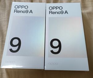 OPPO Reno9A ワイモバイル版 2台（ブラック＆ホワイト）