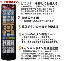 【代替リモコンSYa177c】TEES LE-4030TS 互換【送料無料】ティーズ 液晶テレビ T's NETWORK_画像3