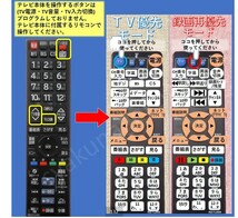 【代替リモコンSYa132】maxell RC-R2 互換■送料無料！(VDR-R2000 VDR-R3000対応 マクセル レコーダー)_画像3