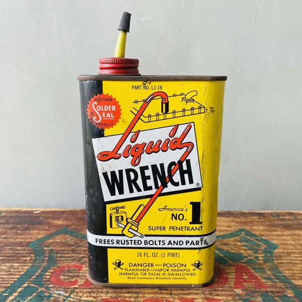 【1950s-1960s USA vintage】oil can オイル缶