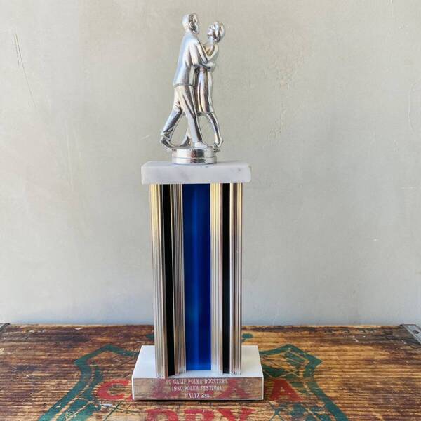 【1980s vintage 】polka dance trophy ポルカダンス フェスティバル ビンテージ トロフィー