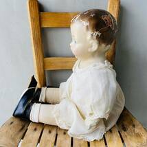 【USA vintage】antique doll アンティークドール コンポジションドール 赤ちゃん 人形_画像5