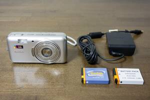 [ almost new goods ] Kodak EasyShare V1003*ko Duck * digital camera * Old navy blue teji* interchangeable battery attaching 