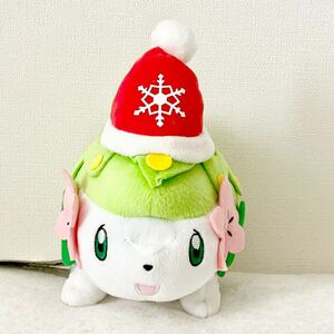 未使用 ポケモンセンター サンタ シェイミ ランド フォルム クリスマス ぬいぐるみ ポケドール 2008 紙タグ付き 完売品