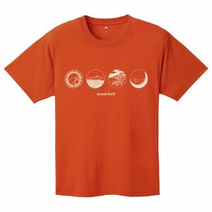 mont-bell モンベル WIC.T 山の情景 / ウィックロン Tシャツ 半袖 メンズ