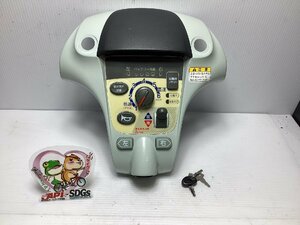 【ジャンク品】　セニアカー　スイッチパネル　鍵付き　※中古、未テスト品　