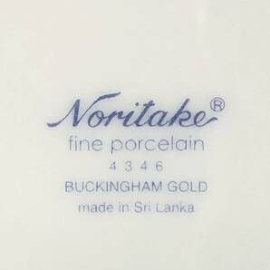 Noritake ノリタケ 食器 BUCKINGHAM GOLD 4346 ディナープレート 5枚 26.5㎝ プレート 未使用 中古 保管品 現状品の画像7