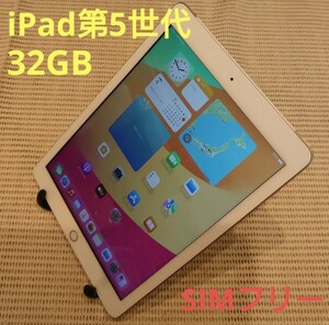 国内版SIMフリーiPad第5世代(A1823)本体32GB完動品動作確認済み1円スタート送料無料