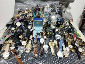  наручные часы много продажа комплектом вес примерно 14.6 kilo примерно 300 пункт за границей бренд / Citizen / Casio Junk снятие деталей мужской / женский бесплатная доставка 