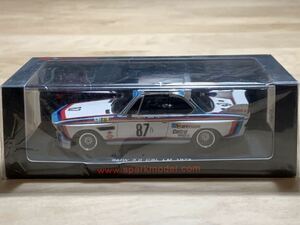 【新品：未開封】スパーク 1/43 スクーデリア・ジョリークラブ BMW 3.0 CSL No.87 1974年 ル・マン24時間 [S1566]