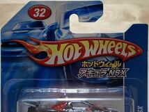 【日本語ショートカード / 新品：未開封】HOT WHEELS アキュラ NSX / Acura NSX NA1 [ガンメタ]_画像2