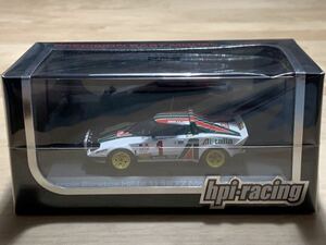 [ new goods : unopened ]hpi racing 1/43 Lancia Stratos HF No.1 1977 year Monte Carlo Rally victory car [980]