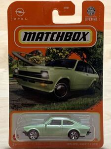 【新品：未開封】MATCHBOX マッチボックス 1975年 オペル カデット C GT/E [カデットC] グリーン