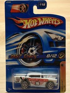 【新品：未開封】HOT WHEELS ホットウィール 1957年 シェビー ベルエア / Chevy Bel Air [パールホワイト]