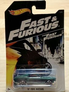 【新品：未開封】ホットウィール 1967年 フォード マスタング [ワイルド・スピードX3 TOKYO DRIFT]