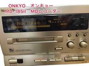 [ исправно работающий товар ]ONKYO Onkyo MD-185II MD магнитофон (MD панель ) 1 неделя гарантия 