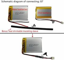 DC 3.7V 10500mah 1060110充電可能リチウム電池 for DIY 3.7-5V電子製品に適していますバッテリ交_画像5