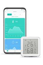 リンクジャパン eSensor2 スマート温湿度計 スマホで温度管理 ハブ不要 スイス製センサー グラフ記録【Alexa/Goog_画像1