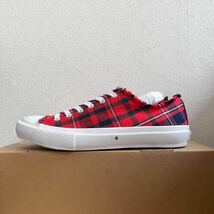 新品 PEEL&LIFT tartan check plimsoll タータンチェック スニーカー ローカット ピールアンドリフト_画像1