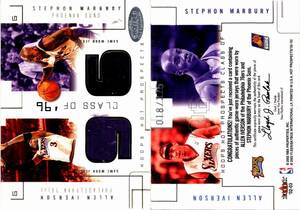 ★3枚セット★ Allen Iverson Stephon Marbury 02-03 Hot Prospects Class Of Jersey /375, Class Of, #30