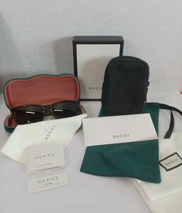 13575-05★グッチ/GUCCI サングラス UJ7158VT2N ミニポーチセット★