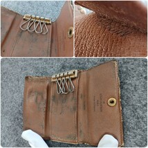 13594-01★LOUIS VUITTON/ルイヴィトン モノグラム 長財布 二つ折り財布 4連キーケース 3点 おまとめセット★_画像9