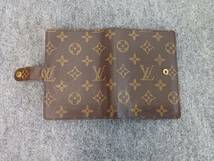 13574-02★ルイヴィトン/LOUIS VUITTON スケジュール帳 アジェンダPM 手帳カバー モノグラム ブラウン系★_画像4