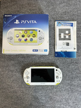 13481-02★初期化済★SONY/ソニー PlayStationVita PSVITA 本体 PCH-2000 ホワイト★ジャンク品★_画像1