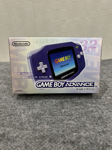 13505-02* beautiful goods * nintendo GAMEBOY Game Boy Advance body violet AGB-001 soft summarize 9 point *