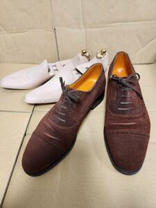 STEFANO BEMER 41.5 ステファノベーメル スエード john lobb, edward green,crockett, gaziano, church's等の靴好きにお薦め