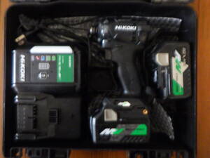 [ secondhand goods ]HIKOKI high ko-ki cordless impact driver WH36DC multi bolt battery BSL36A182 set fast charger UC18YDL2