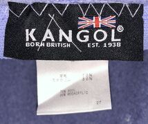 美品 KANGOL Seamless Wool 507 NICKEL K0875FA M カンゴール シームレス ウール ハンチングキャップ ベレー帽 ハンチング パープル 紫 Ｍ_画像5